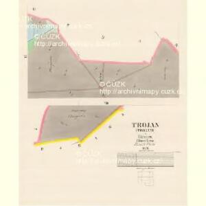 Trojan (Trojani) - c7985-1-005 - Kaiserpflichtexemplar der Landkarten des stabilen Katasters