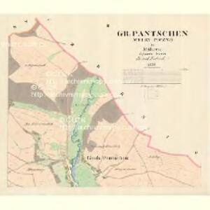 Gr.Pantschen (Welky Picznj) - m3338-1-002 - Kaiserpflichtexemplar der Landkarten des stabilen Katasters
