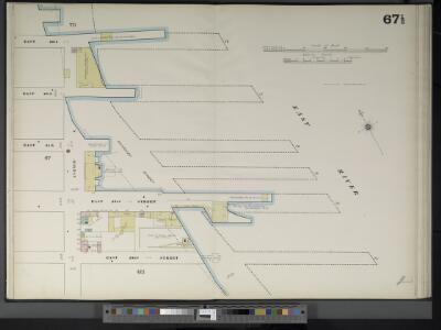 Manhattan, V. 4, Double Page Plate No. 67 1/2  [Map bounded by East River, E. 22nd St., Avenue A]
