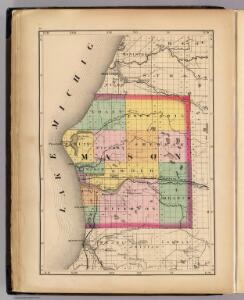 (Map of Mason County, Michigan)