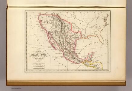 Etats-Unis du Mexique, 1835.