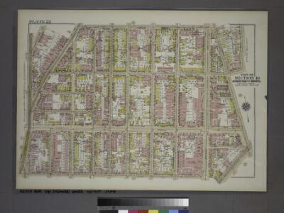 Plate 22, Part of Section 10, Borough of the Bronx. [Bounded by E. 166th Street, Hall Place, E. 165th Street, Westchester Avenue, E. 161st Street and Third Avenue.]