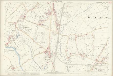 Staffordshire LVII.15 (includes: Pelsall; Rushall; Walsall Wood; Walsall) - 25 Inch Map