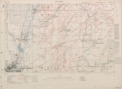 Trench Maps of the Battle Front in France and Belgium,  Ovillers