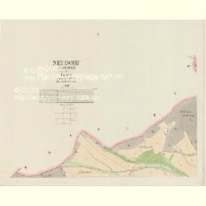 Neudorf (Nowawes) - c5247-1-001 - Kaiserpflichtexemplar der Landkarten des stabilen Katasters