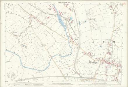 Staffordshire LXIII.4 (includes: Aldridge; Rushall; Walsall Wood) - 25 Inch Map
