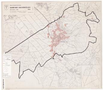 Bachenbülach: Definition der Siedlungen für die eidgenössische Volkszählung am 01.12.1970; Siedlungskarte