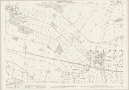 Norfolk XCIX.5 (includes: Ellingham; Geldeston; Kirby Cane; Mettingham; Stockton) - 25 Inch Map