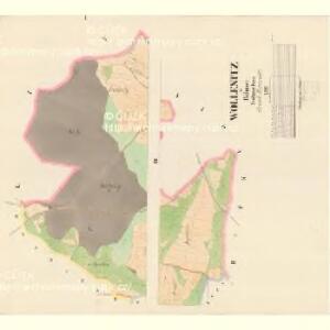 Wollenitz - c8757-1-001 - Kaiserpflichtexemplar der Landkarten des stabilen Katasters