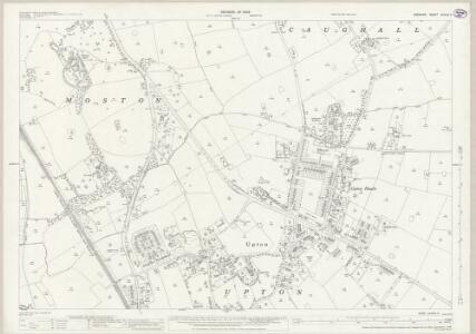 Cheshire XXXVIII.3 (includes: Caughall; Lea by Backford; Moston; Upton by Chester) - 25 Inch Map