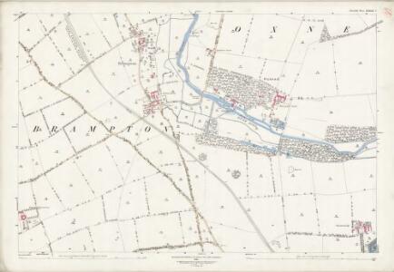 Norfolk XXXIX.7 (includes: Brampton; Buxton With Lammas; Marsham) - 25 Inch Map