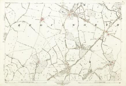 Gloucestershire XXXIV.5 (includes: Brockworth; Hucclecote; Upton St Leonards) - 25 Inch Map