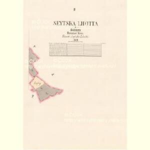 Seytska Lhotta - c6817-1-002 - Kaiserpflichtexemplar der Landkarten des stabilen Katasters