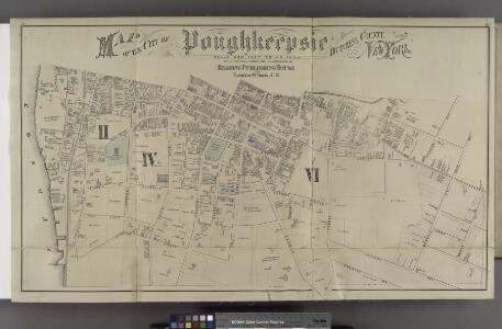 Map of the city of Poughkeepsie Dutchess County, New York. [Village]