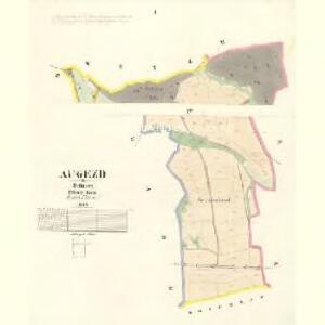 Augezd - c8210-1-001 - Kaiserpflichtexemplar der Landkarten des stabilen Katasters