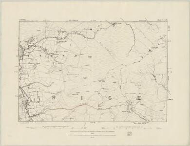 Derbyshire V.NE - OS Six-Inch Map
