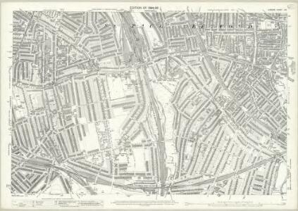 London (Edition of 1894-96) CIV (includes: Deptford St Paul) - 25 Inch Map