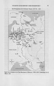 Die Westgrenzen des Moskauer Staates 1617/18-1654