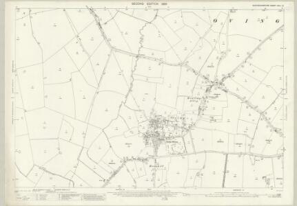 Buckinghamshire XXIII.10 (includes: North Marston; Oving; Pitchcott; Whitchurch) - 25 Inch Map