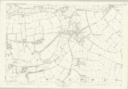 Suffolk XXXVIII.4 (includes: Cookley; Heveningham; Huntingfield; Walpole) - 25 Inch Map