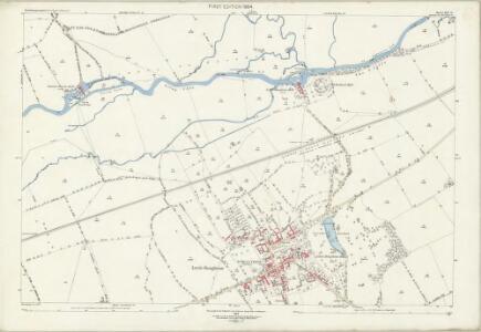 Northamptonshire XLV.11 (includes: Billing; Great Houghton; Little Houghton; Weston Favell) - 25 Inch Map