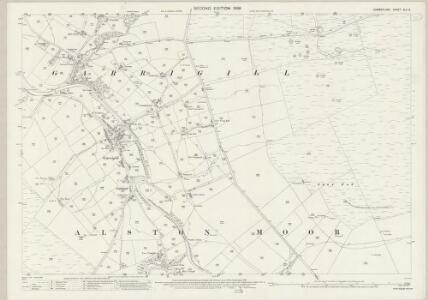 Cumberland XLII.6 (includes: Alston with Garrigill) - 25 Inch Map
