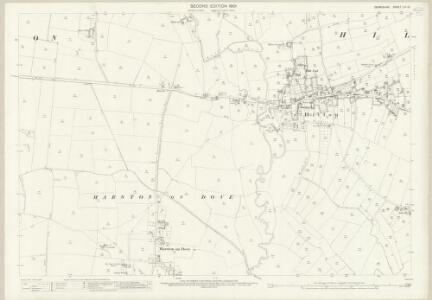 Derbyshire LIII.12 (includes: Hilton; Hoon; Marston on Dove) - 25 Inch Map
