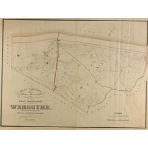 Plan parcellaire de la commune de Wenduyne : avec les mutations jusqu'en 1843