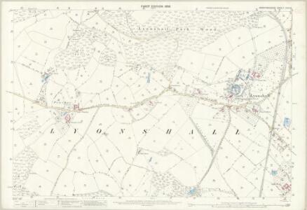 Herefordshire XVII.8 (includes: Lyonshall) - 25 Inch Map