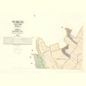 Wedlitz - c8541-1-001 - Kaiserpflichtexemplar der Landkarten des stabilen Katasters
