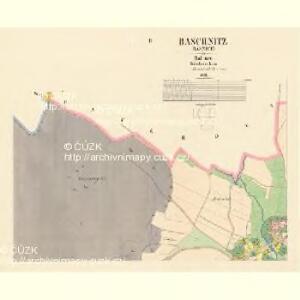 Baschnitz (Bašnice) - c0073-1-002 - Kaiserpflichtexemplar der Landkarten des stabilen Katasters