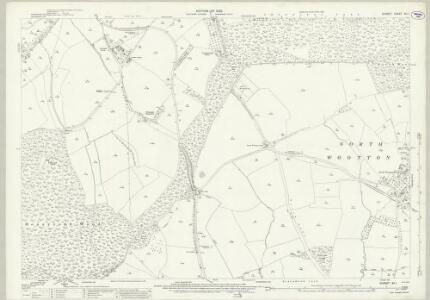 Dorset XII.1 (includes: Castleton; Folke; Leweston; Lillington; Longburton; North Wootton; Sherborne) - 25 Inch Map