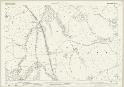 Worcestershire X.5 (includes: Frankley; Hunnington; Romsley) - 25 Inch Map