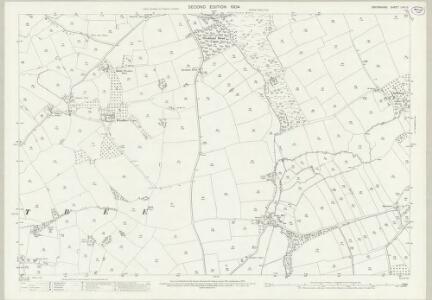 Devon LVII.12 (includes: Broadhembury; Plymtree) - 25 Inch Map