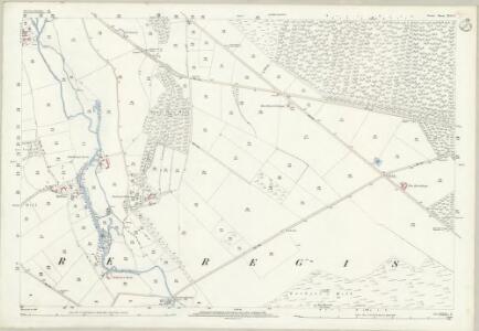 Dorset XLII.6 (includes: Bere Regis; Bloxworth) - 25 Inch Map