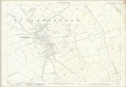 Northamptonshire XXX.10 (includes: Guilsborough; Hollowell; Ravensthorpe) - 25 Inch Map