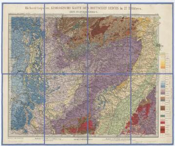 Sect. 22: Strassburg i/E, uit: Geologische Karte des Deutschen Reichs in 27 Blaettern / [von] Richard Lepsius ; Red. von C. Vogel