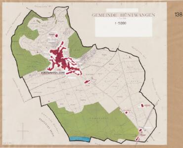 Hüntwangen: Definition der Siedlungen für die eidgenössische Volkszählung am 01.12.1960; Siedlungskarte Nr. 138