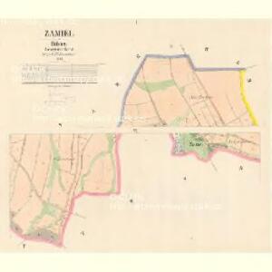 Zamiel - c9135-1-001 - Kaiserpflichtexemplar der Landkarten des stabilen Katasters