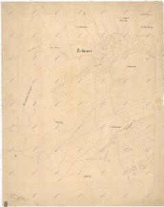Katastrální mapa obce Žebnice WC-VIII-17 ai 18 ae