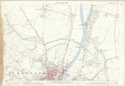 Shropshire LVIII.8 (includes: Astley Abbotts; Bridgnorth St Leonard; Bridgnorth St Mary Magdalen; Tasley; Worfield) - 25 Inch Map