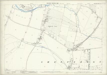 Middlesex XXIV.12 (includes: Littleton; Shepperton; Sunbury) - 25 Inch Map