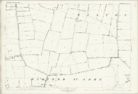 Oxfordshire IX.12 (includes: Barford St John and St Michael; Bloxham; Milton) - 25 Inch Map