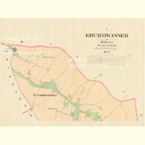 Krummwasser - m1397-1-001 - Kaiserpflichtexemplar der Landkarten des stabilen Katasters