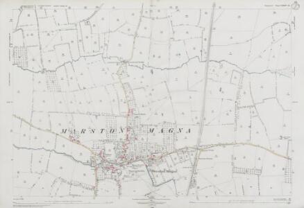 Somerset LXXIV.15 (includes: Marston Magna; Queen Camel; Rimpton; West Camel) - 25 Inch Map