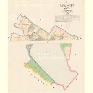 Sulowitz - c7566-1-001 - Kaiserpflichtexemplar der Landkarten des stabilen Katasters