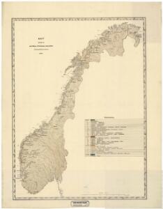 Spesielle kart 66-3: Kart udvisende de med bidrag af Statskassen understøttende Dampskibsrouter