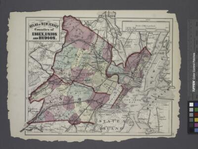 Atlas of New Jersey : Counties of Essex, Union, and   Hudson.