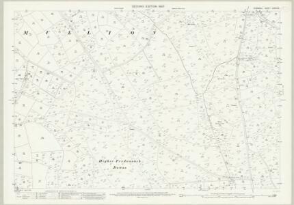 Cornwall LXXXIV.3 (includes: Grade Ruan; Mullion) - 25 Inch Map