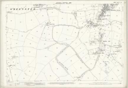 Essex (1st Ed/Rev 1862-96) LI.13 (includes: Chipping Ongar; Greenstead; High Ongar; Stanford Rivers) - 25 Inch Map